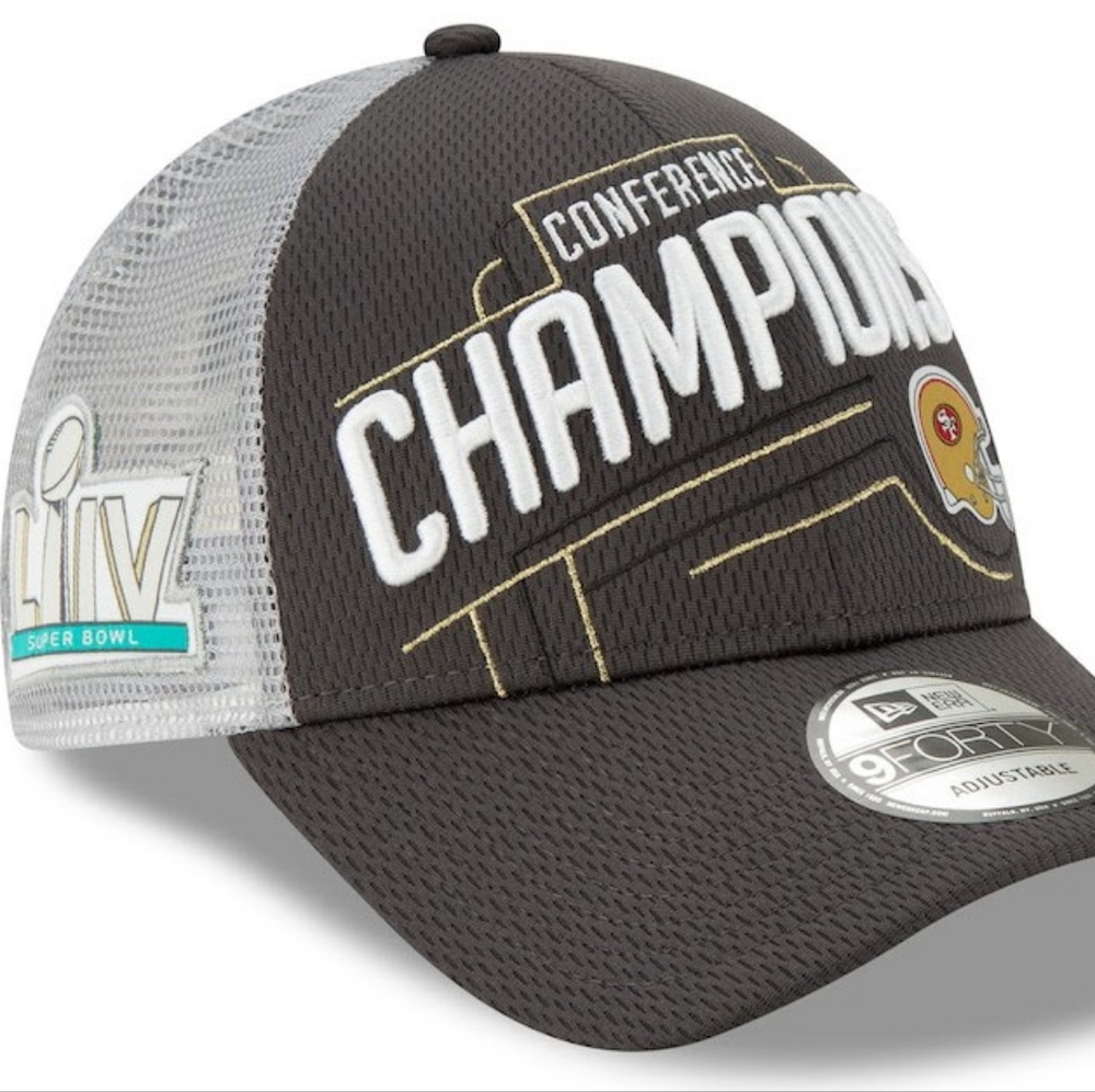 SAN FRANCISCO 49ERS CONFERENCE CHAMPIONS HAT